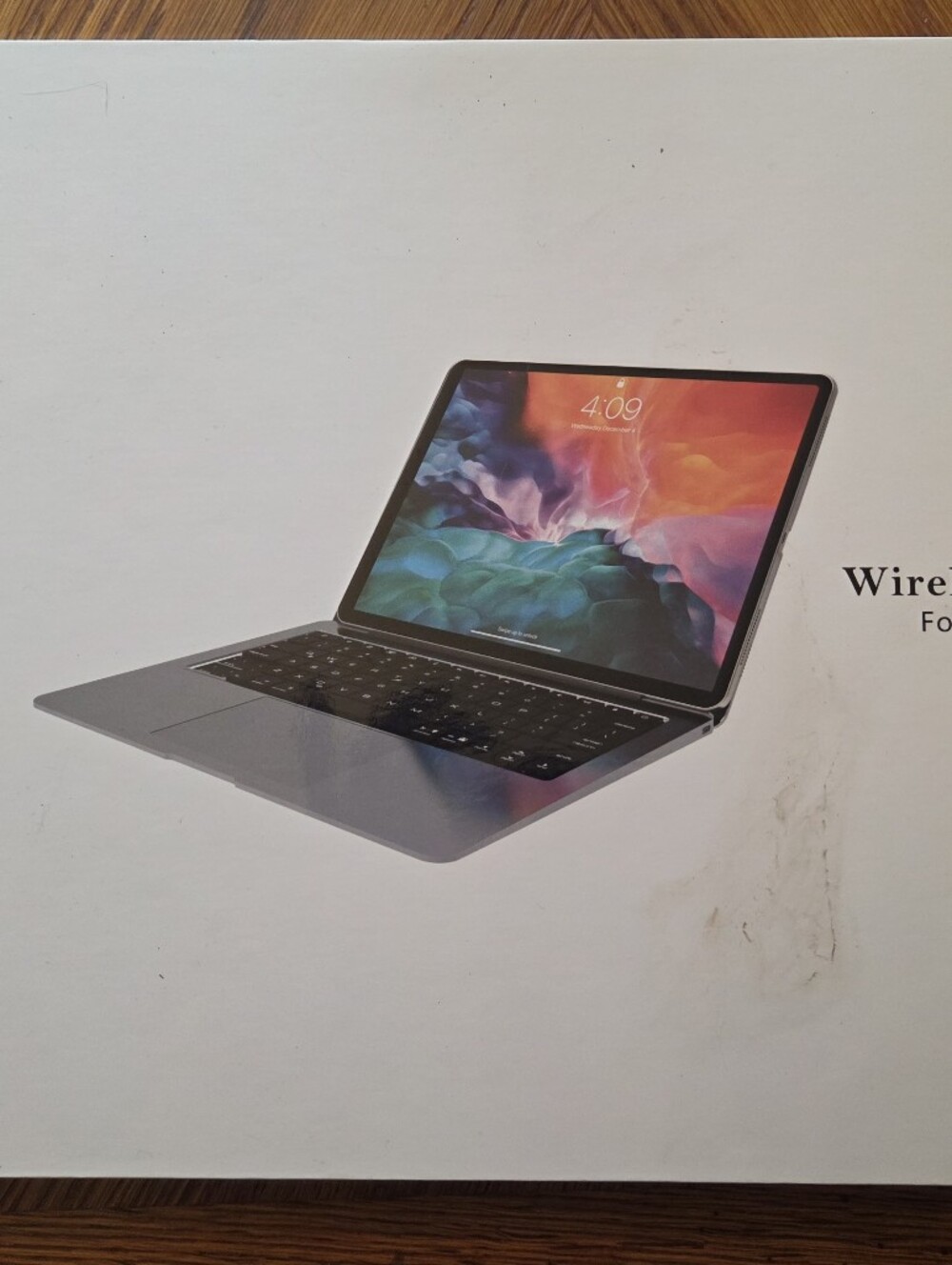 F07 Wireless Silver Keyboard Dock for iPad Pro 12.9"